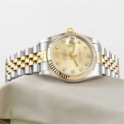 rolex oyster perpetual datejust band size